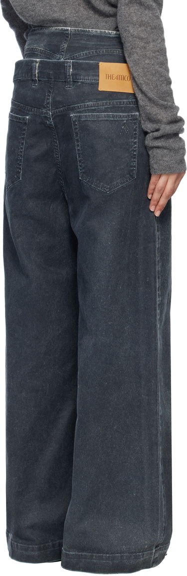 Дънки The Attico The Attico Long Wide-Leg Jeans Синьо | 250WCP00190 DDD100AA, 2