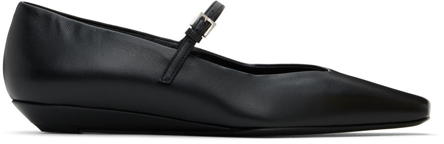 Pокля Loulou de Saison Loulou de Saison Micheline Ballerina Flats Черно | MICHELINE, 0