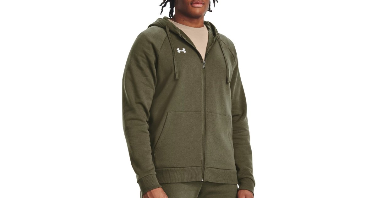 Суитчър Under Armour Rival Fleece FZ Зелено | 1379767-390, 1