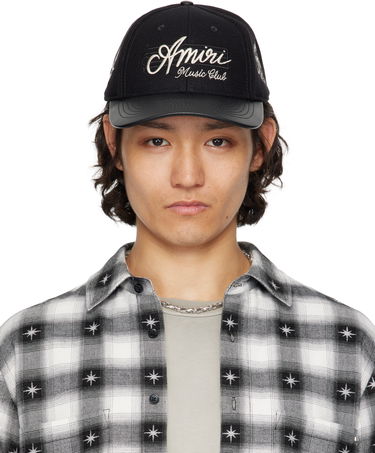 Шапка с козирка AMIRI Amiri 'Music Club' Baseball Cap Черно | AMHACP1044, 0
