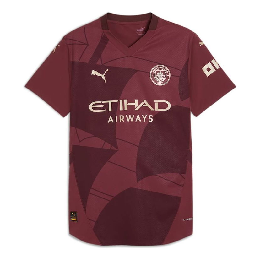 Риза Puma Manchester City 24/25 Third Football Jersey Червено | 775096-03