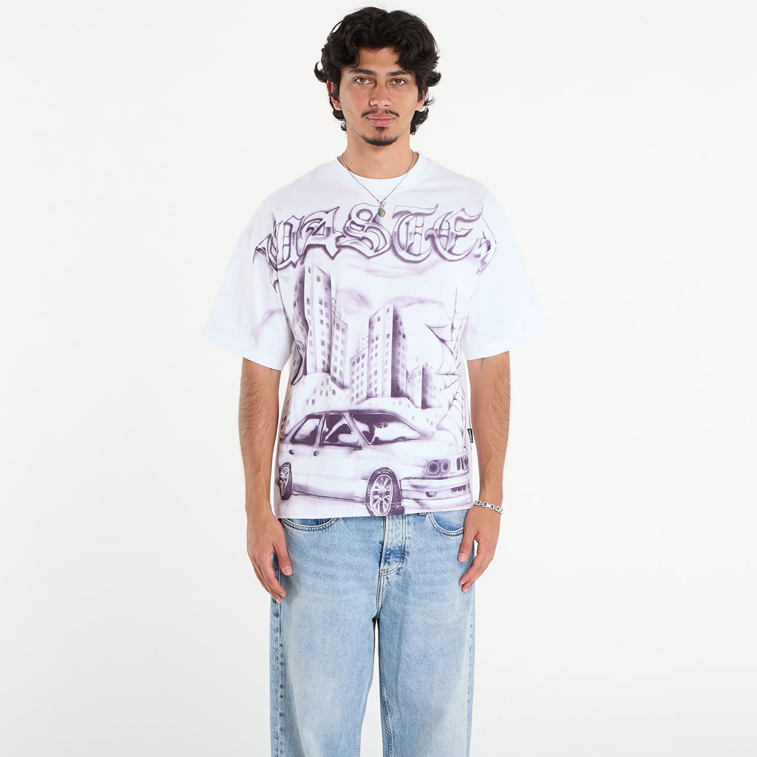 Тениска Wasted Paris Wasted Paris Atm Boxy T-Shirt Бяло | WP_000288, 0