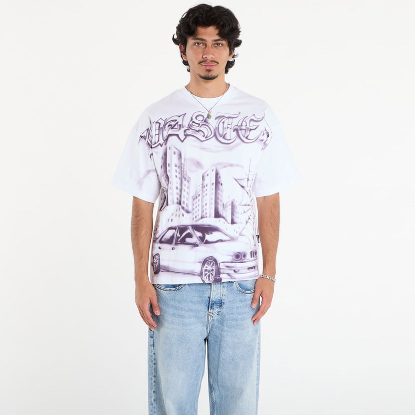 Тениска Wasted Paris Wasted Paris Atm Boxy T-Shirt Бяло | WP_000288