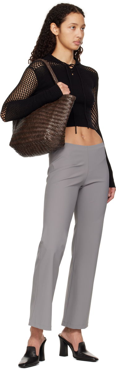 Голяма пазарска чанта Dragon Diffusion Brown Nantucket Big Tote Кафяво | 8822 NANTUCKET BASKET BIG, 3