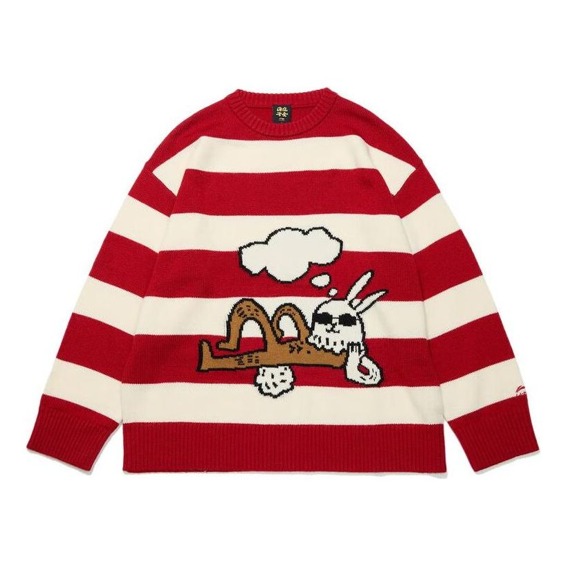 Пуловер Li-Ning Cartoon Graphic Sweater Червено | AMBT009-1, 0