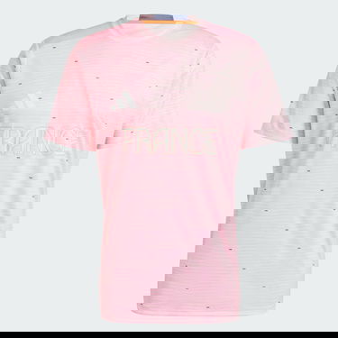 Тениска adidas Performance Team France Training Розово | JF6375, 3