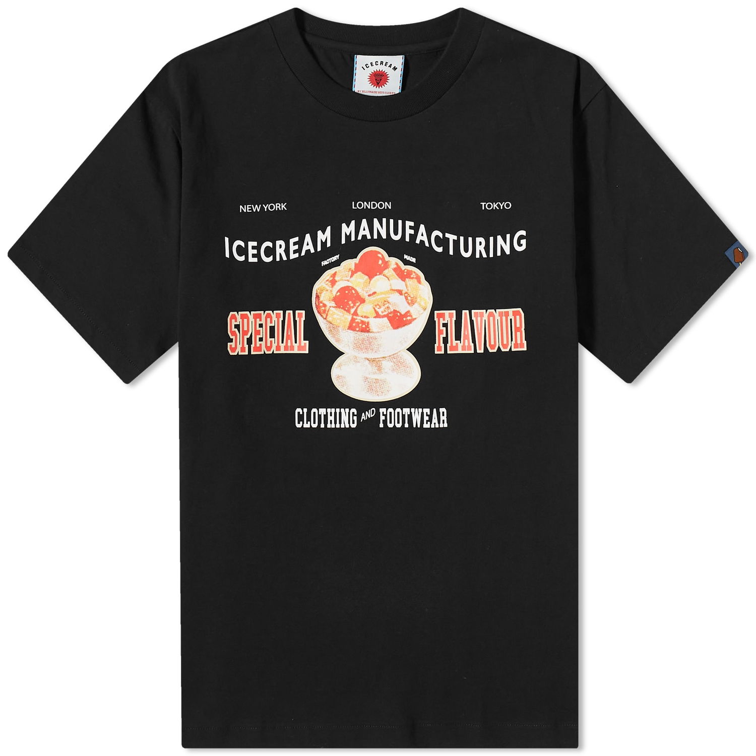 Тениска BBC IceCream Special Flavour Graphic T-Shirt Черно | IC24134-BLK, 0