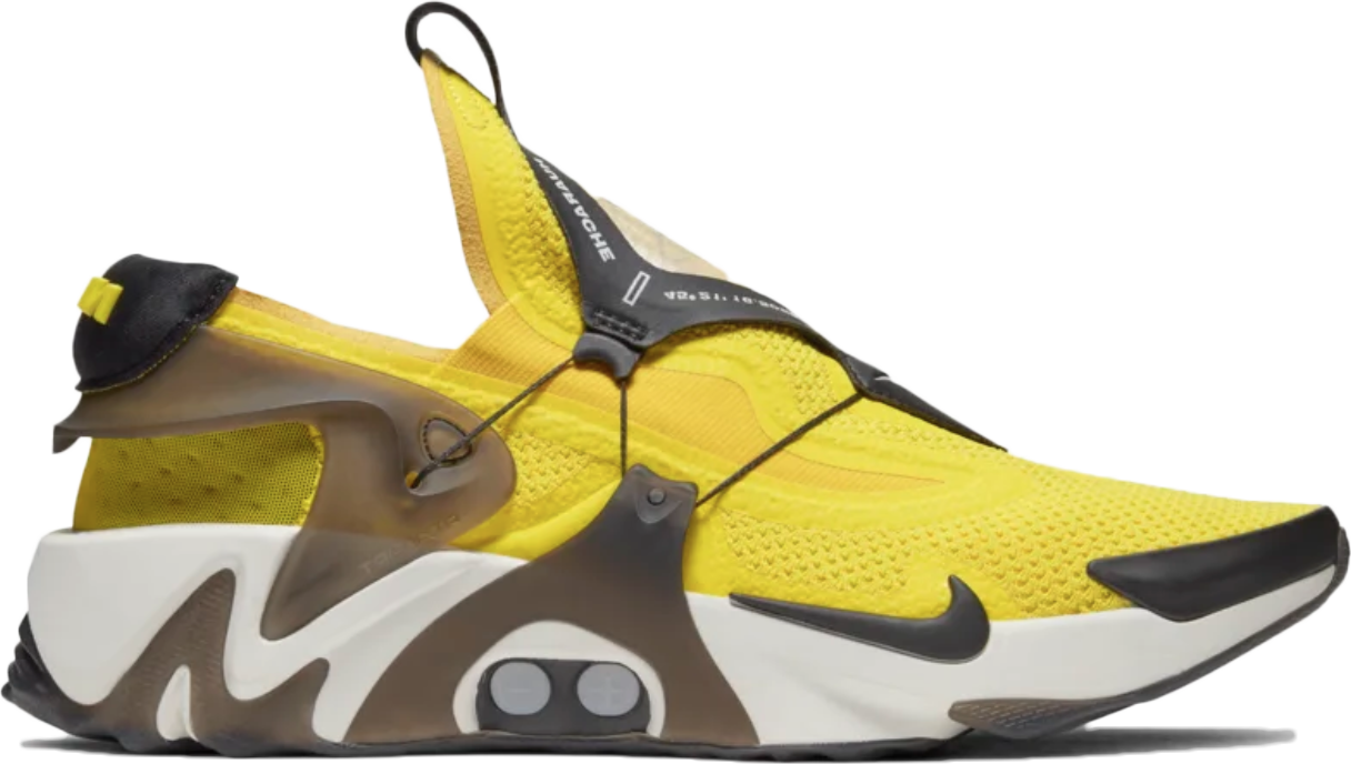 Кецове и обувки Nike Adapt Huarache Opti Yellow (UK Charger) Жълто | CT4089-710, 0