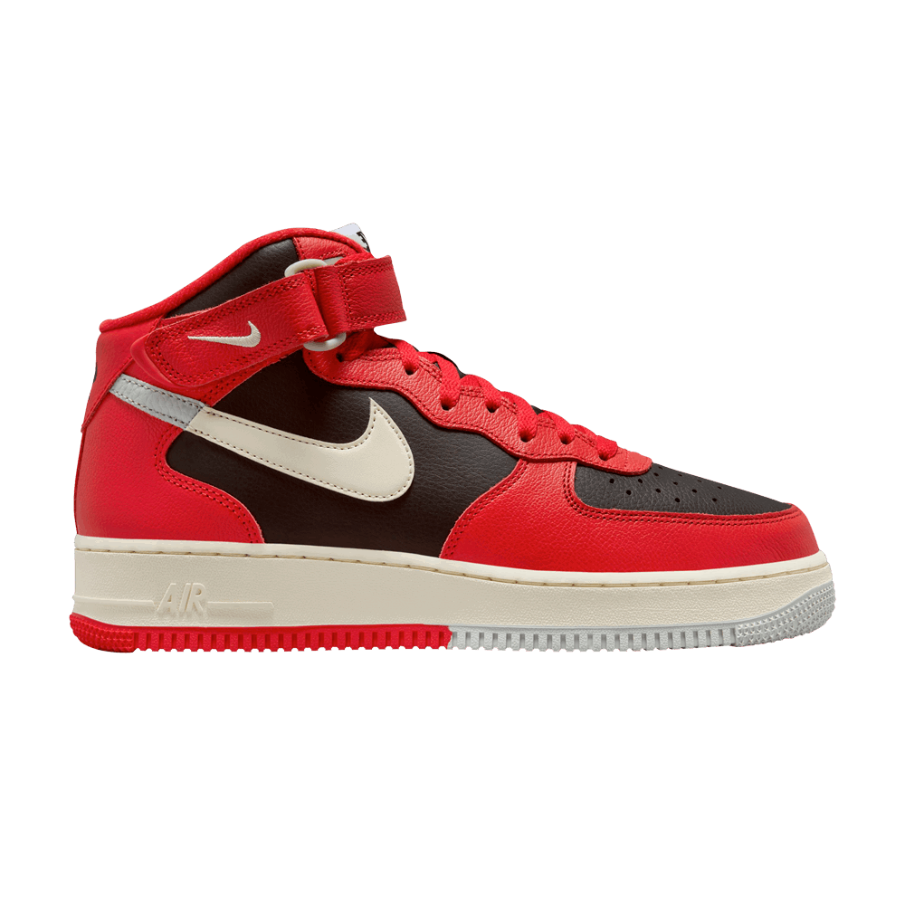 Кецове и обувки Nike Air Force 1 Mid '07 LV8 "Split - University Red Black'" Червено | DZ2554-001, 0
