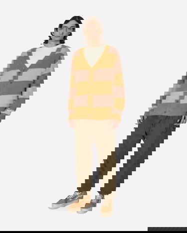 Пуловер Vans Fuzzy Striped Cardigan Кафяво | VN0A7SQ1ZEE1, 4