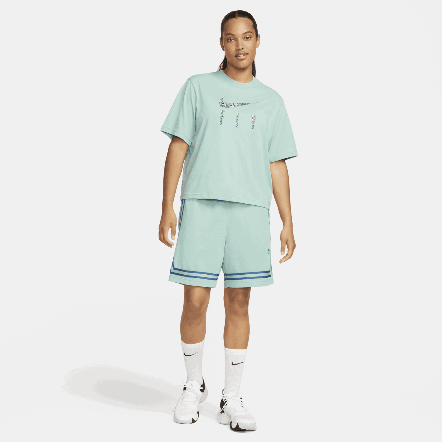Тениска Nike Dri-FIT Swoosh Fly Синьо | FN1219-309, 1