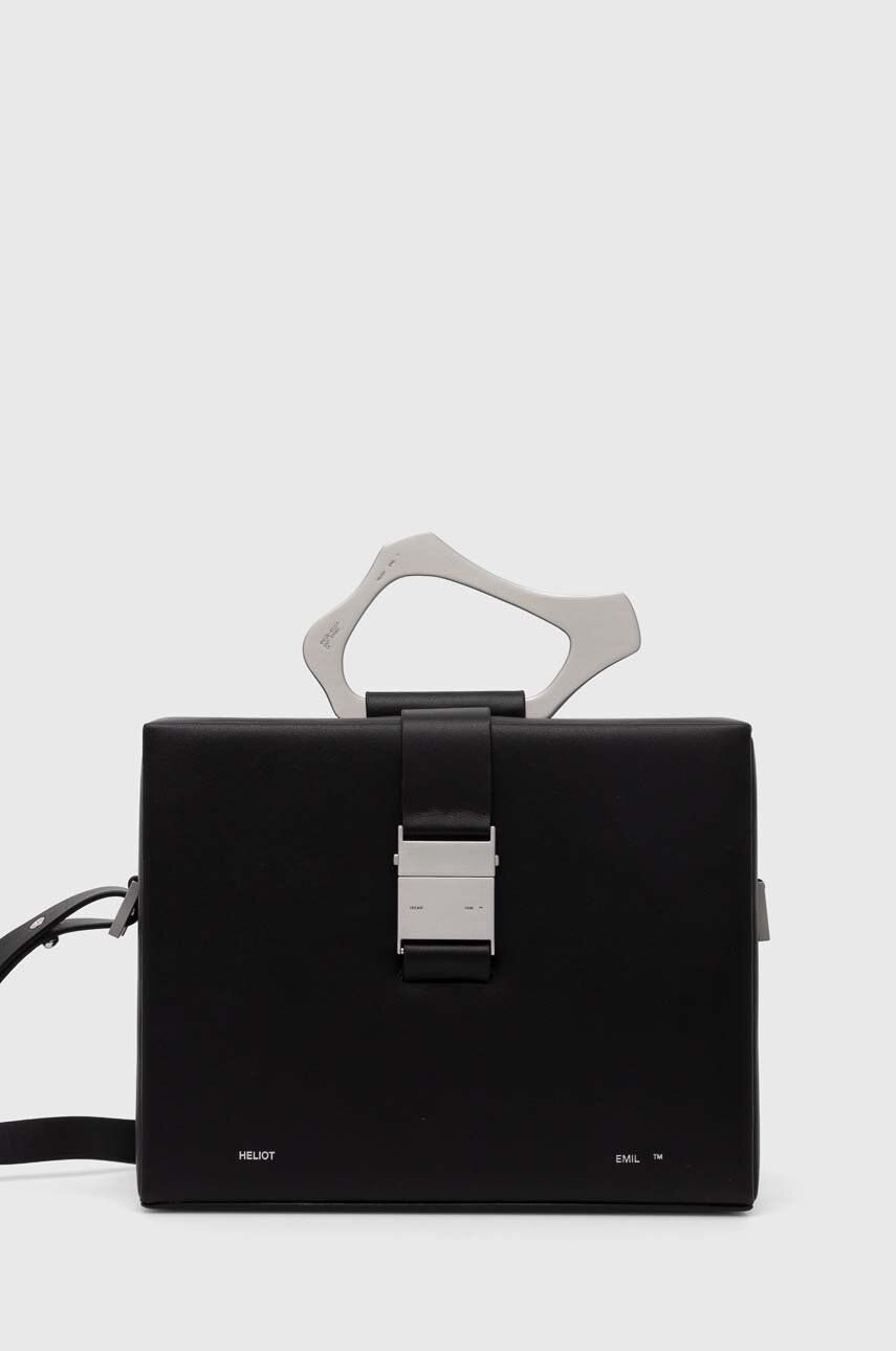 Дамска чанта HELIOT EMIL Heliot Emil Leather Handbag Черно | HE.15.42.L03.BLK01, 0