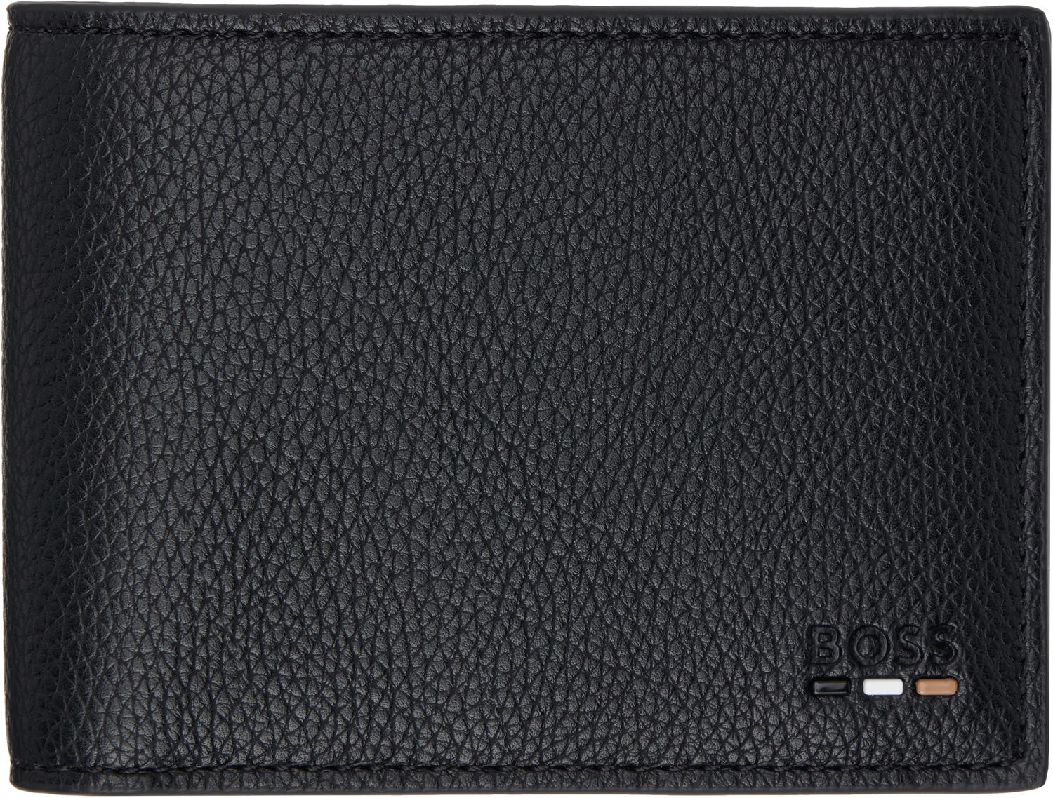 Портфейл BOSS Leather Bifold Wallet Черно | 50536512, 0