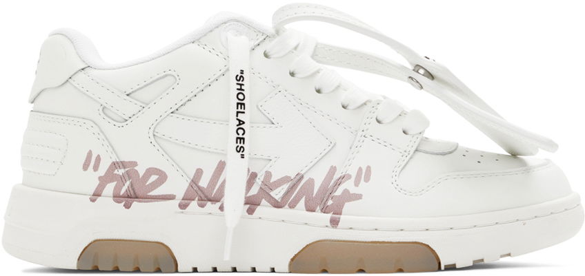 Кецове и обувки Off-White Out Of Office "For Walking" W Бяло | OWIA259S22LEA0050130, 0