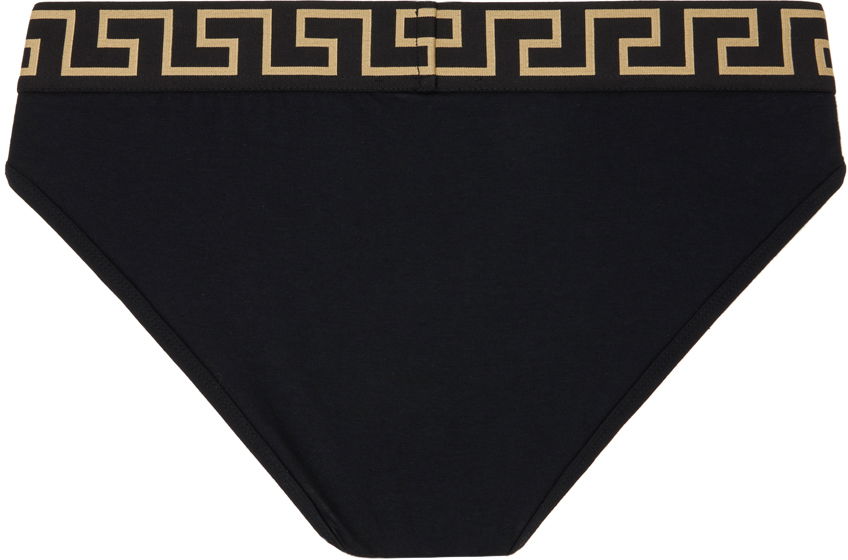 гащички Versace Two-Pack Greca Border Briefs Черно | AU10180_1A10011, 1