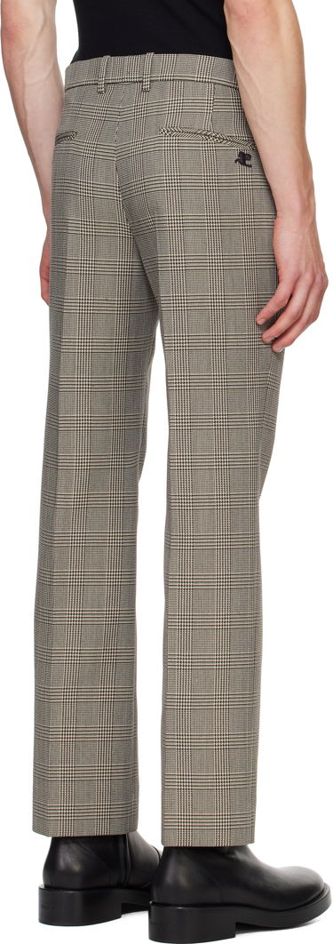 Панталони Courrèges Prince of Wales Check Trousers Кафяво | 324CPA249PL0166, 2