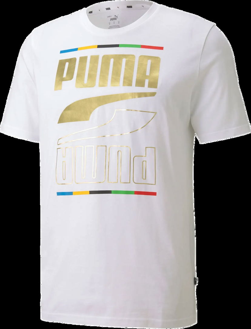 Тениска Puma Rebel Tee 5 Continents Бяло | 584607-02