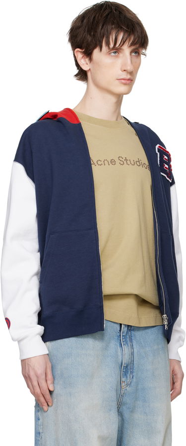 Суитчър BAPE Shark Full Zip Hoodie Синьо | 001ZPK70115301M, 1