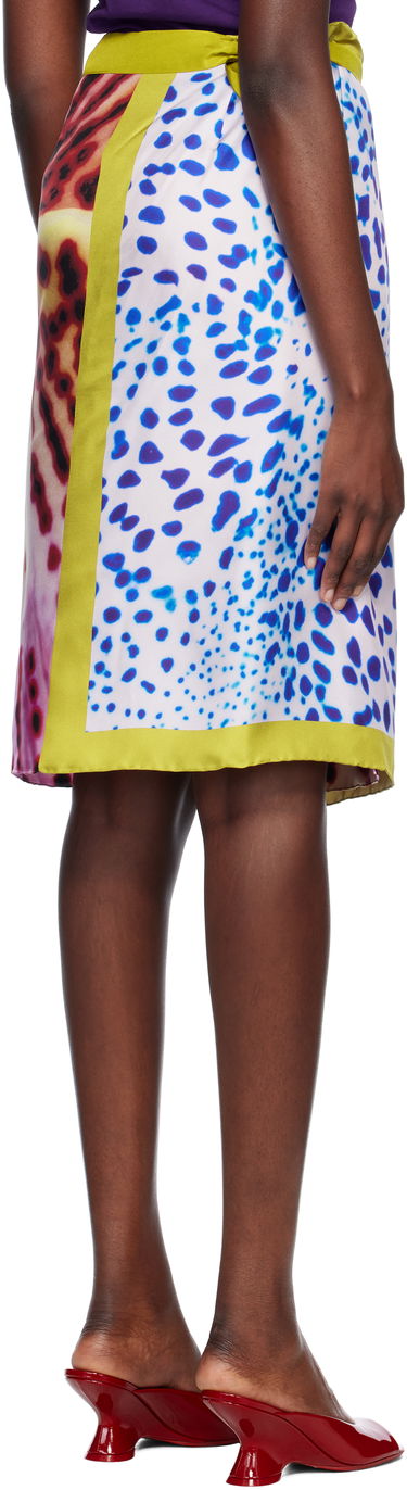 Пола Dries Van Noten Dries Van Noten Wrap Scarf Midi Skirt Многоцветен | 251-010815-1017, 2