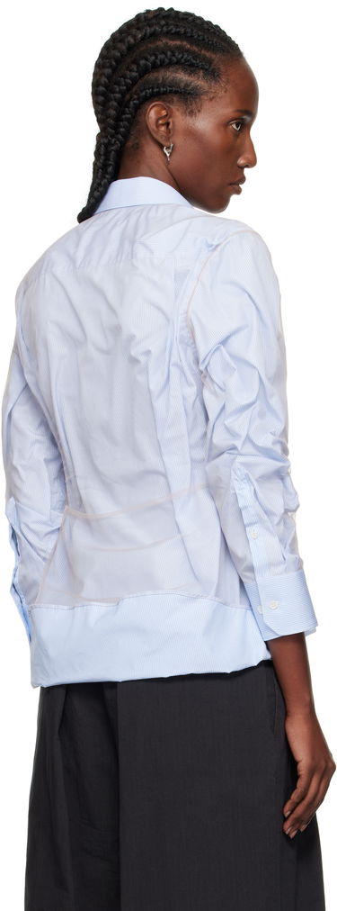 Риза Maison Margiela Maison Margiela Organic Cotton Button-Down Shirt Синьо | S29DL0218 MTN125, 2
