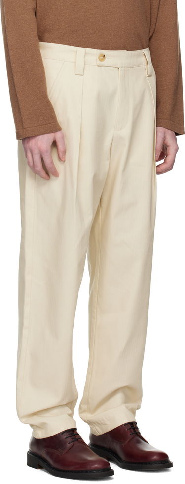 Панталони A.P.C. A.P.C. Renato Pleated Trousers Черно | COHHW-H08428, 4