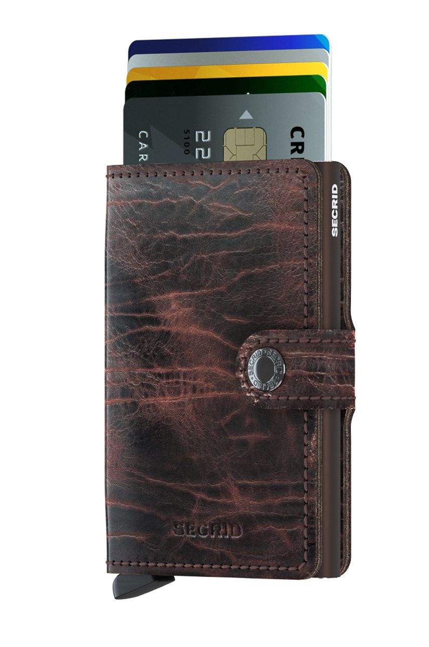 Портфейл Secrid Leather Wallet Кафяво | MDM.Cacao.Brown, 1