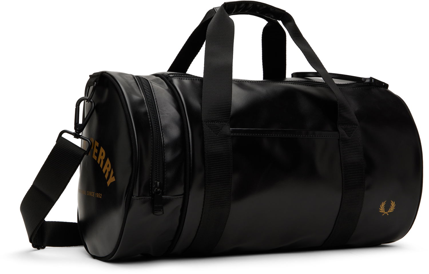 Чанта за пътуване Fred Perry Fred Perry Tonal Barrel Duffle Bag Черно | L7260, 1