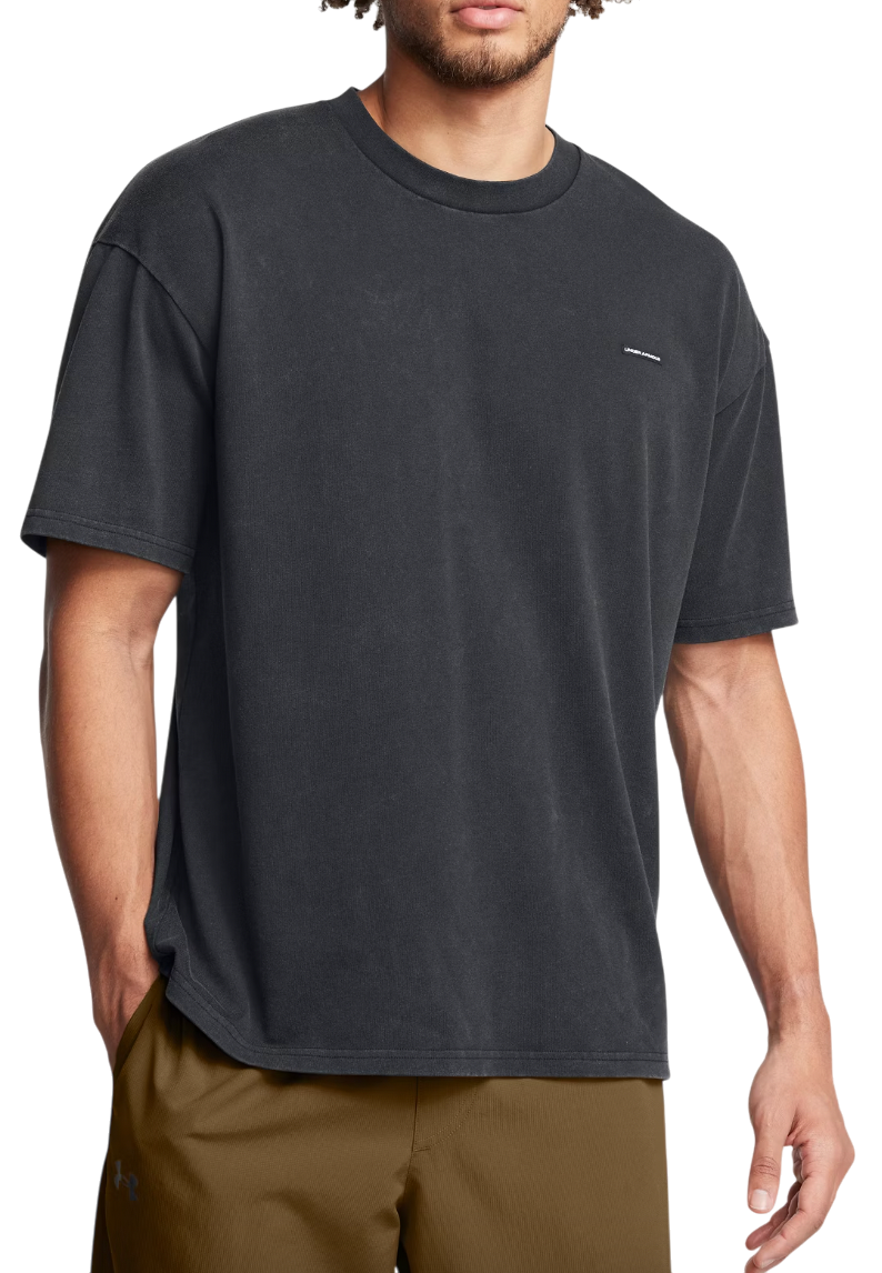 Тениска Under Armour HW OS LOGO WASH T-Shirt Черно | 1389147-001, 0