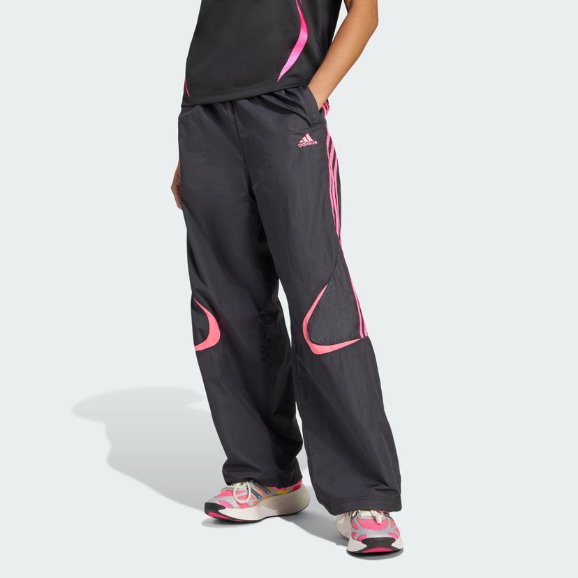 Панталони adidas Performance Teamgeist Adicolor Oversize Track Pants Черно | JZ8261