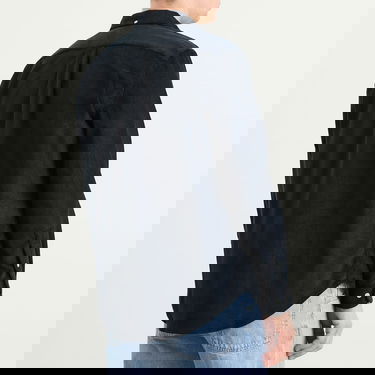 Риза Portuguese Flannel Lobo Button Down Corduroy Shirt Size Small Тъмно синьо | AW25051-NVY, 3