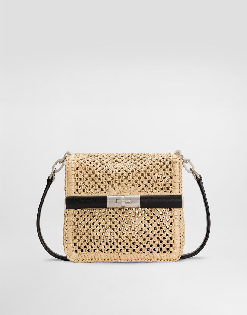 Чанта през рамо Dolce & Gabbana Dolce & Gabbana Woven Raffia Crossbody Bag Бежово | BM2445A9O838L797