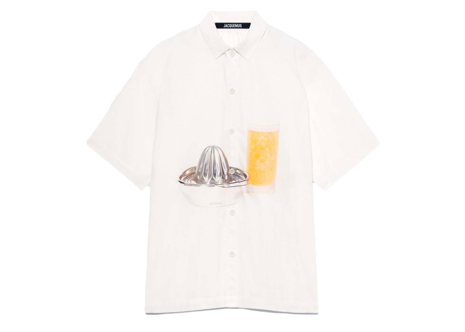 Риза Jacquemus La Chemise Moisson Press Sleeved Бяло | 215SH009-1055 1BF, 0