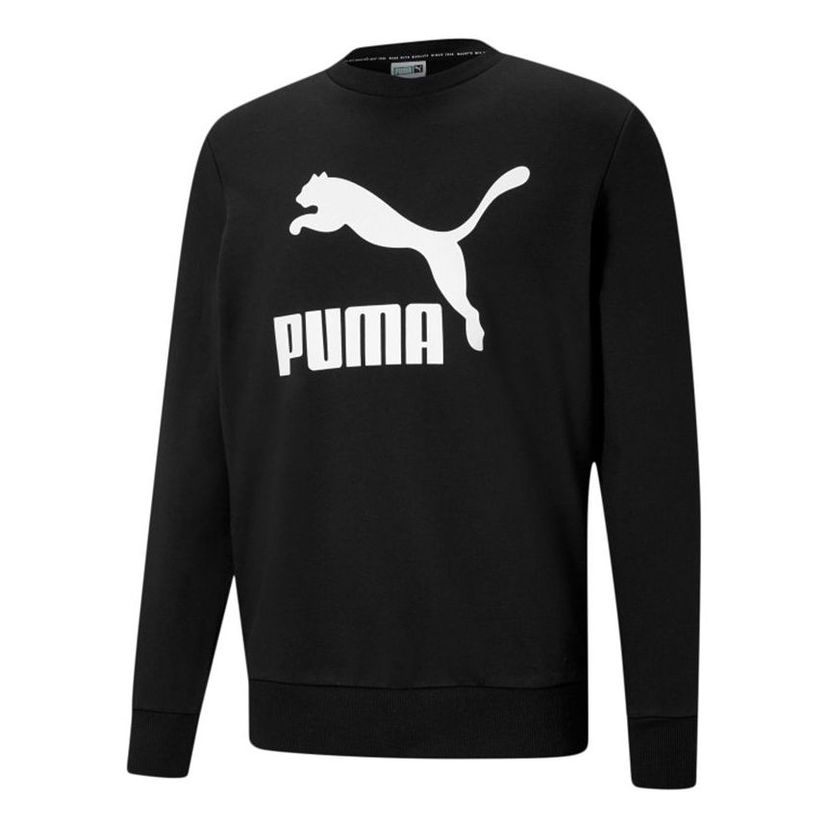 Суитчър Puma Classics Logo Crew Neck Sweatshirt Черно | 531366-01