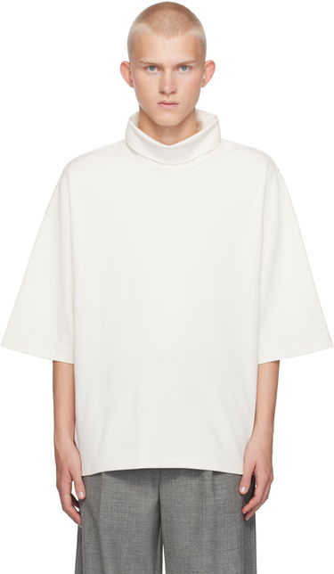 Пуловер Fear of God Fear of God Milano High Neck T-Shirt Бяло | FG24FW50-10142VIS, 0