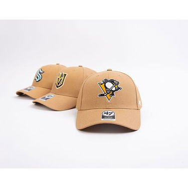 Шапка с козирка '47 Brand NHL Pittsburgh Penguins Snapback '47 MVP Camel Бежово | H-MVPSP15WBP-QL, 5