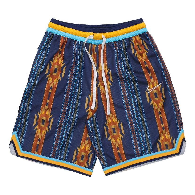 Къси панталони Nike Print Basketball Training Shorts Синьо | BV9444-492