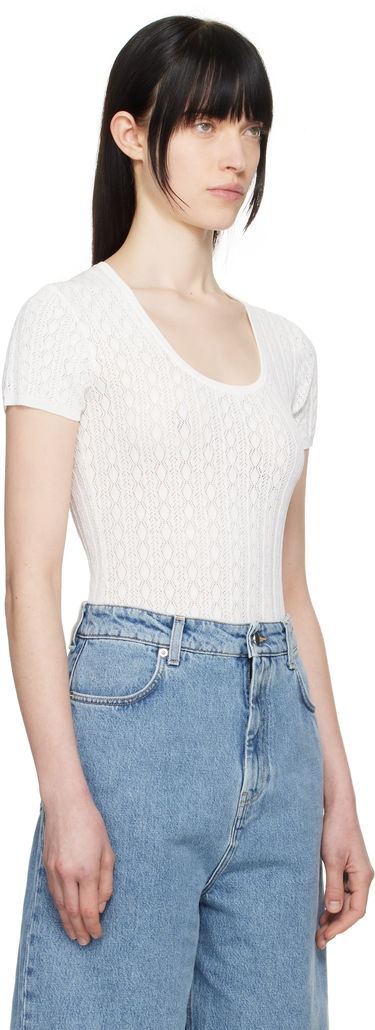 Тениска Loulou de Saison Loulou de Saison Silas Bodysuit Бяло | SILAS, 1