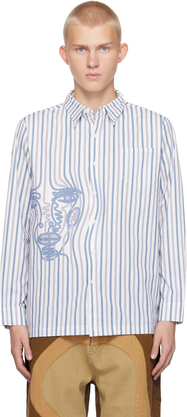 Striped Face Shirt