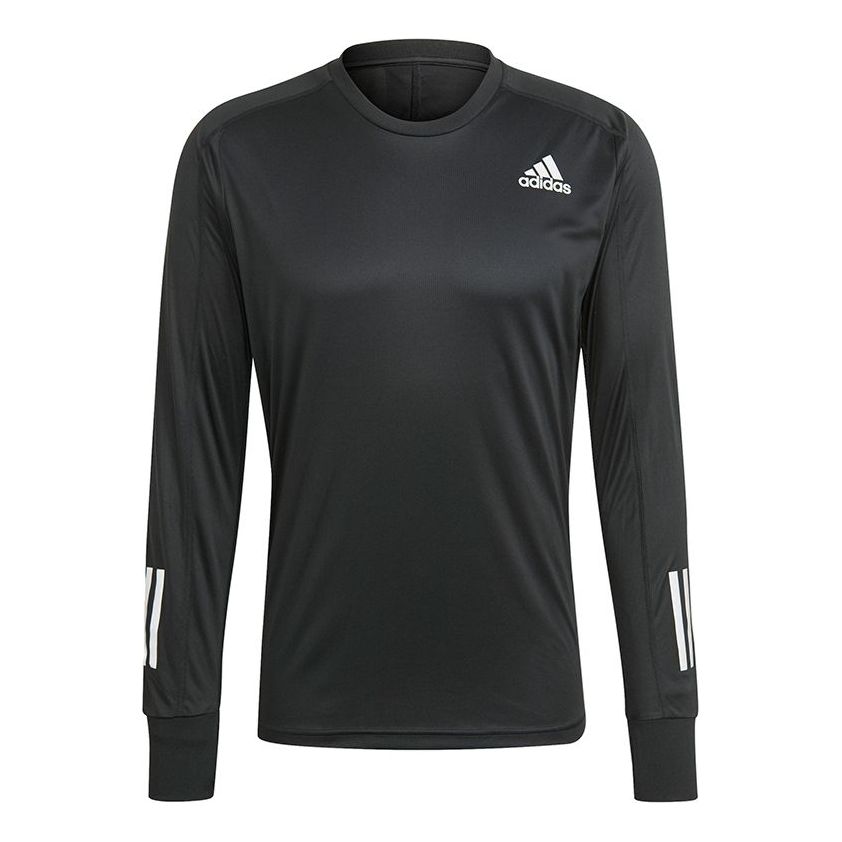 Тениска adidas Originals OWN THE RUN Long Sleeve Running Tee Черно | GJ9977, 0