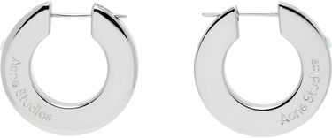 Обеци Acne Studios Acne Studios Crystal Hoop Earrings Металик | C50459-, 0