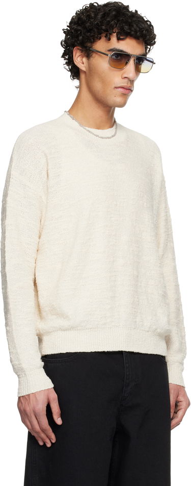 Пуловер ISABEL MARANT Achille Textured Crewneck Sweater Бяло | PU0680HB-C2L02H, 1