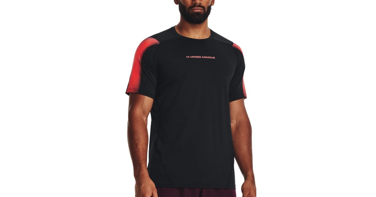 Тениска Under Armour HG Armour Nov Fitted Tee Черно | 1377160-003, 1