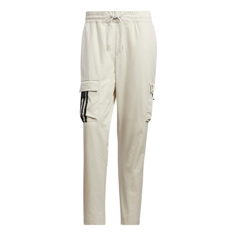 Карго панталони adidas Originals Neo Stripe Casual Pants Бежово | HC9672
