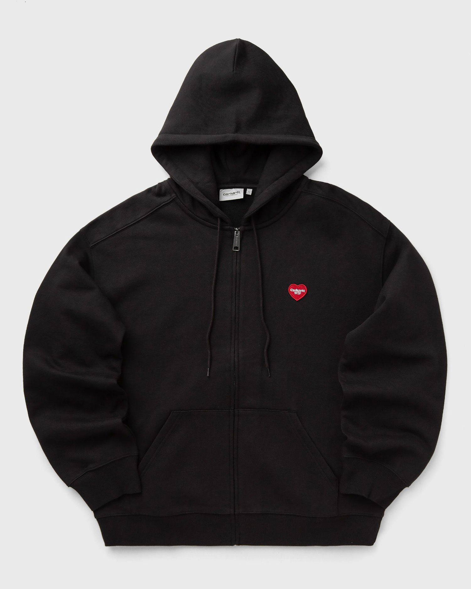 Суитчър Carhartt WIP Heart II Hartt Zip-Up Hoodie Черно | I035176-89.XX, 0