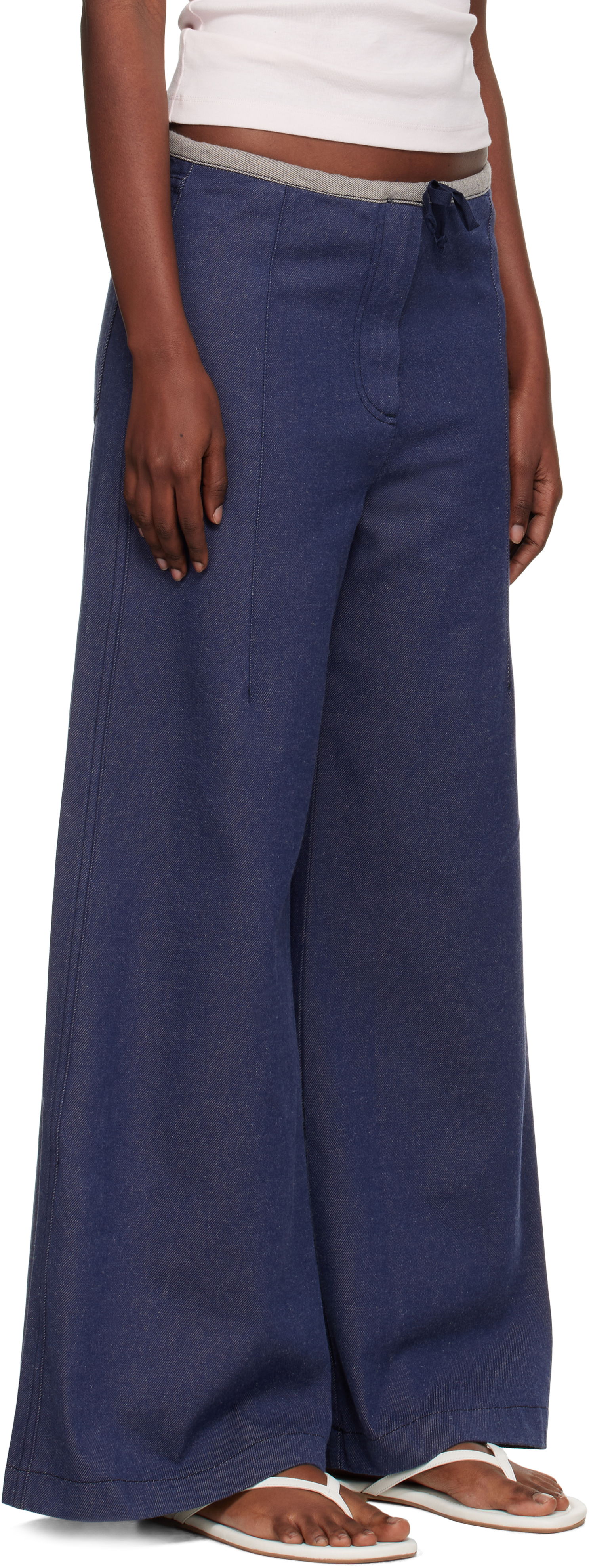 Дънки Baserange Baserange Arthur Loose Fit Jeans Синьо | PAALP-DE-AU25, 1