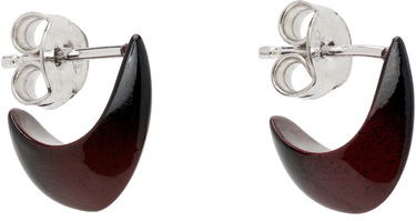 Обеци LEMAIRE LEMAIRE Micro Drop Stud Earrings Бургунди | JW0054 LO0114, 1