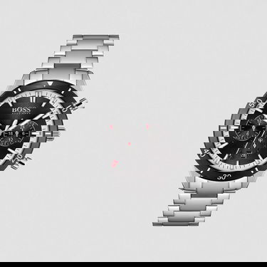 Часовник BOSS Santiago Chronograph Wrist Watch with Metal Bracelet Металик | 1513862, 0