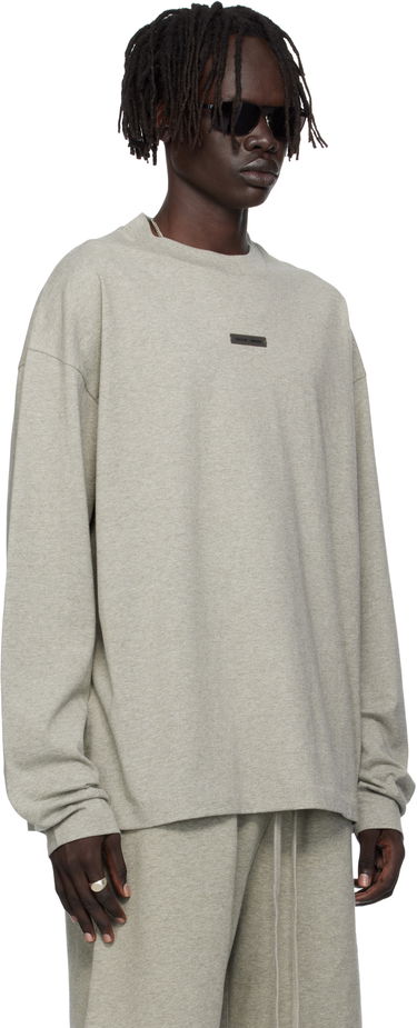 Тениска Fear of God ESSENTIALS Classic Fit Long Sleeve Tee Сиво | 125SP254205F, 1