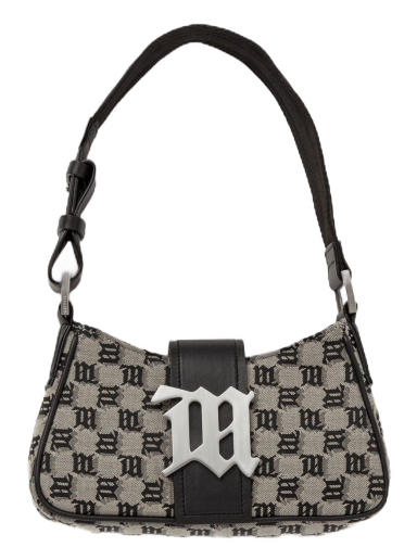 Jacquard Monogram Shoulder Bag Small