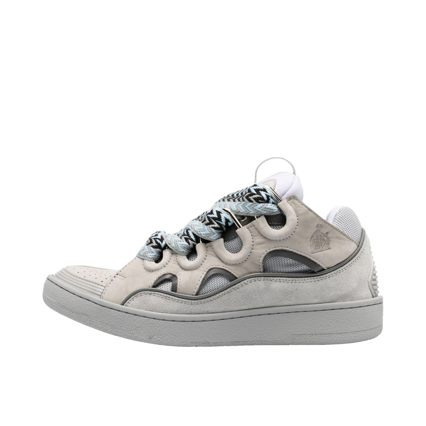 Кецове и обувки LANVIN Leather Curb "Light Grey Blue" Сиво | FMSKRK11DRAGA 2313